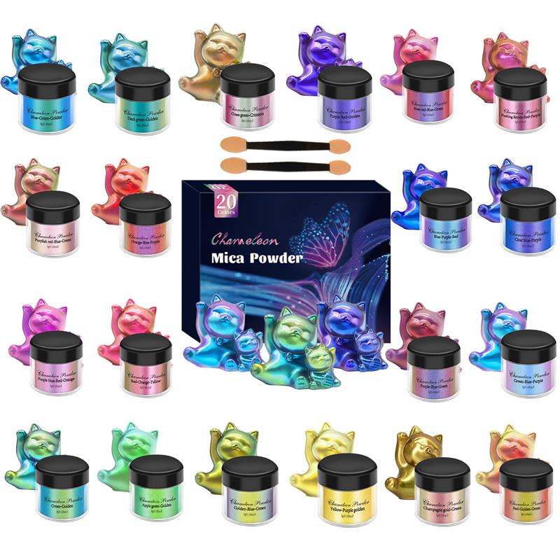 Jewelry Making Techniques - 10/20 Colors Set Resin Color-changing Pigment