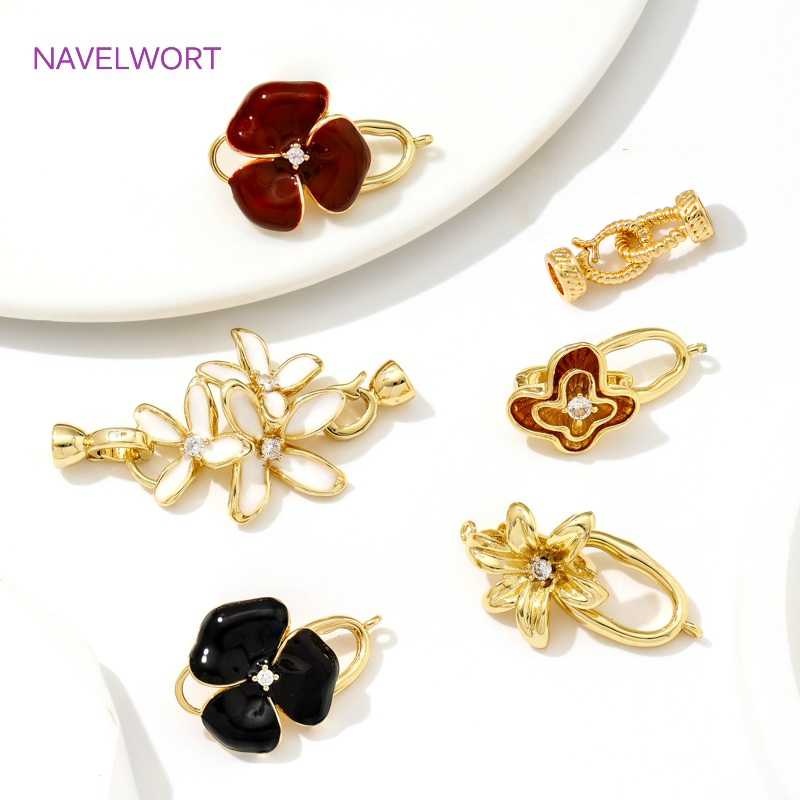 Jewelry Making Metal Supplies - Multi Styles 18K Gold Plated Brass