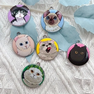 10pcs cartoon animal cat ename - огляд і ціна Jewelry Making For Birthday Party