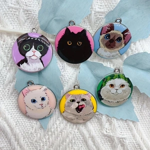 10pcs cartoon animal cat ename - огляд і ціна Jewelry Making For Birthday Party