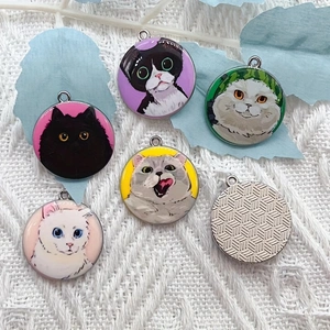 10pcs cartoon animal cat ename - огляд і ціна Jewelry Making For Birthday Party