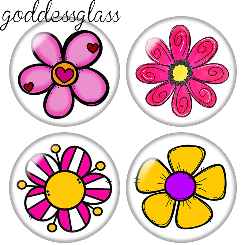 Cartoon drawing Flowers Cute 1 - огляд і ціна Jewelry Making Drawing