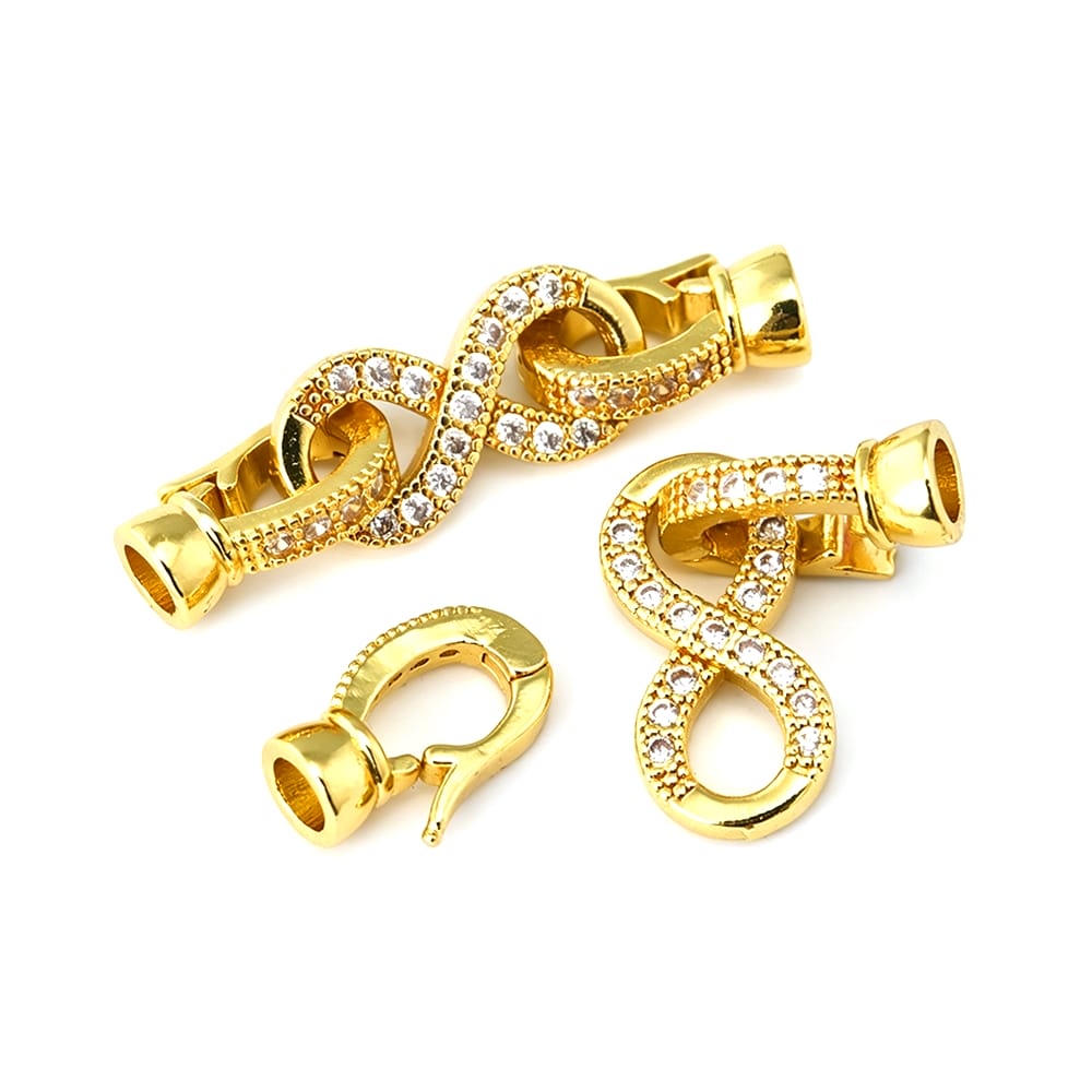 18K Gold Color Infinite Symbol - огляд і ціна Jewelry Making Knots For Clasps