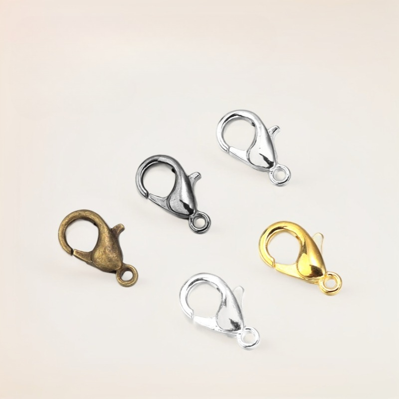 100pcs 9 12 14mm Zinc Alloy Lo - огляд і ціна Jewelry Making Metal Supplies