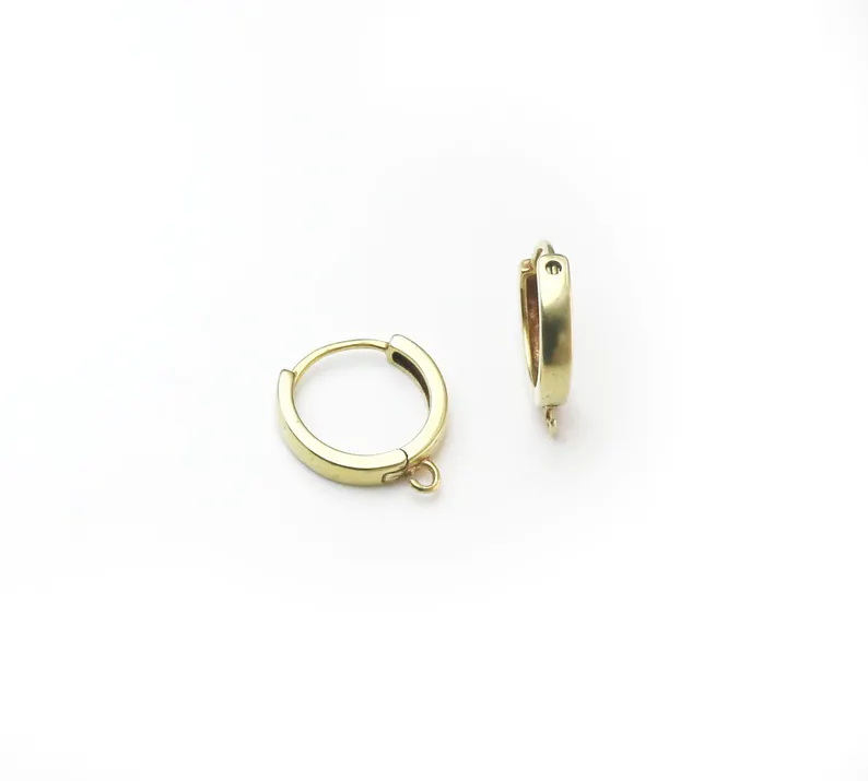 10pcs Brass Ear Hoops, Leverba - огляд і ціна Jewelry Making Earrings