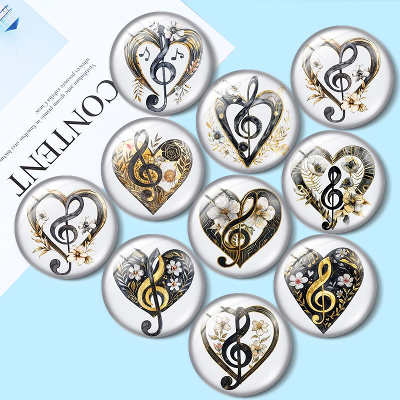 Music Note  Heart 12/18/20/25m - огляд і ціна Jewelry Making Notes