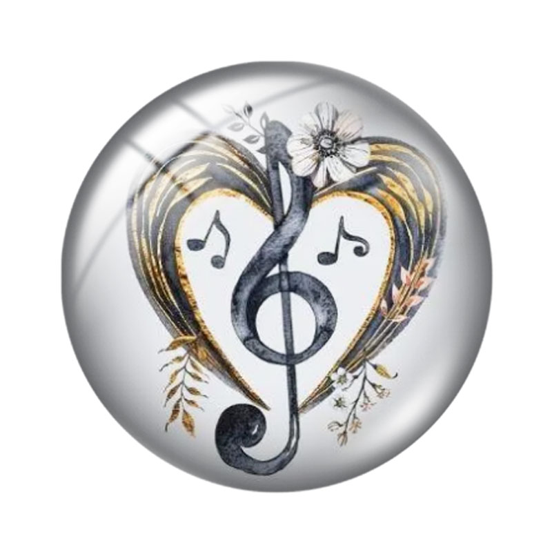 Music Note  Heart 12/18/20/25m - огляд і ціна Jewelry Making Notes