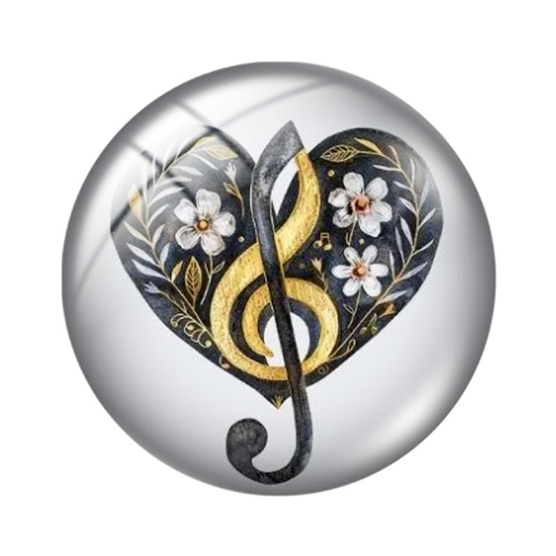 Music Note  Heart 12/18/20/25m - огляд і ціна Jewelry Making Notes