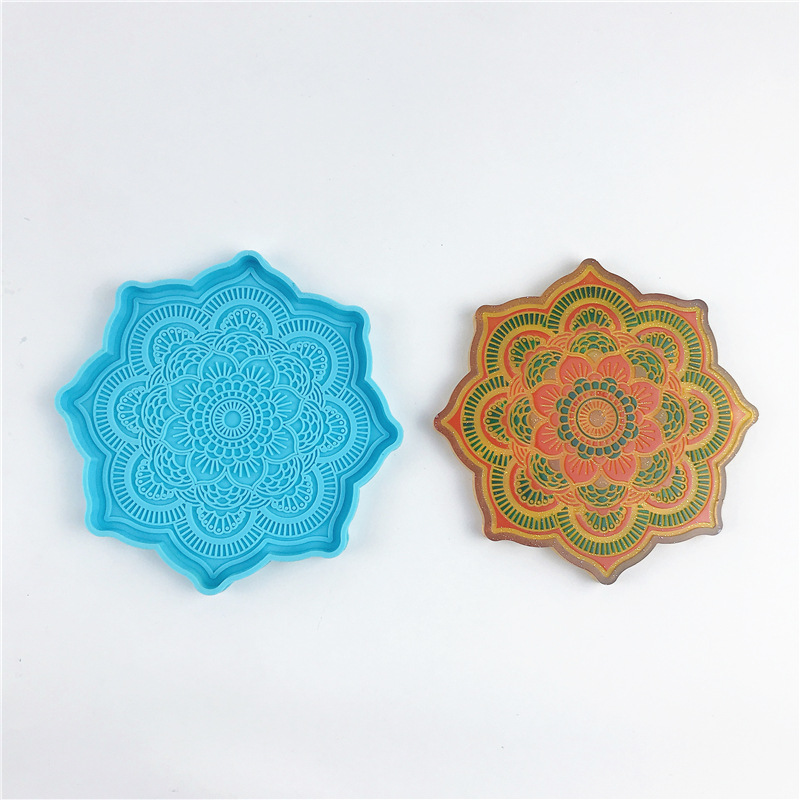 Mandala Coaster Silicone Mold  - огляд і ціна Jewelry Making Techniques