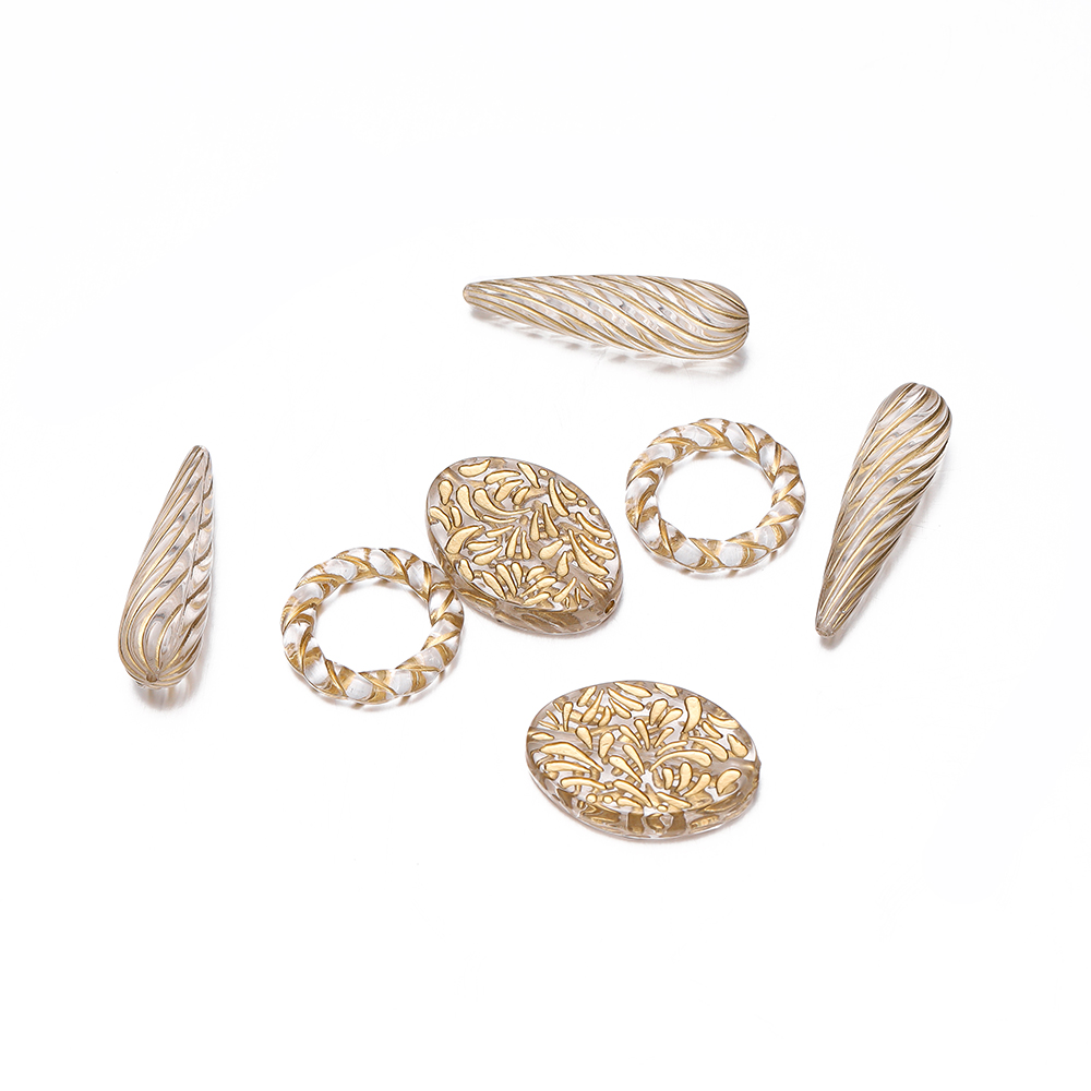 20Pcs Retro Color Drawing Flat - огляд і ціна Jewelry Making Drawing