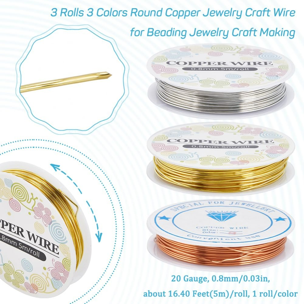12.8M Copper Jewelry Wire 0.8m - огляд і ціна Jewelry Making With Copper Wire