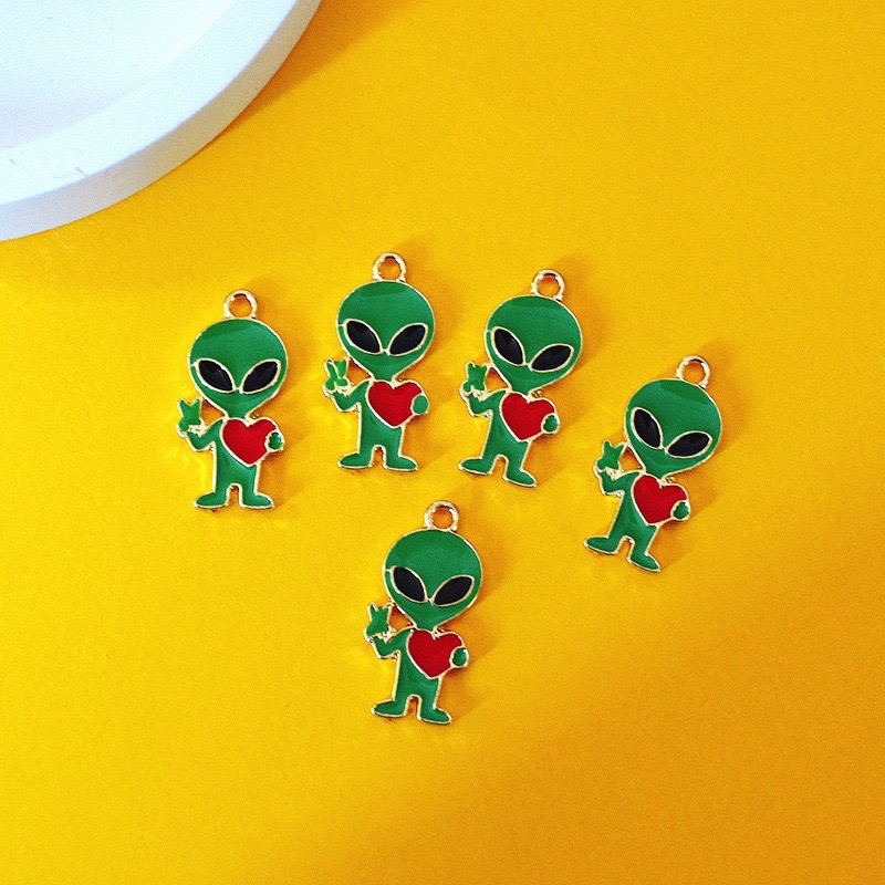 10pcs Simple Alien Alloy Drip  - огляд і ціна Jewelry Making Earrings