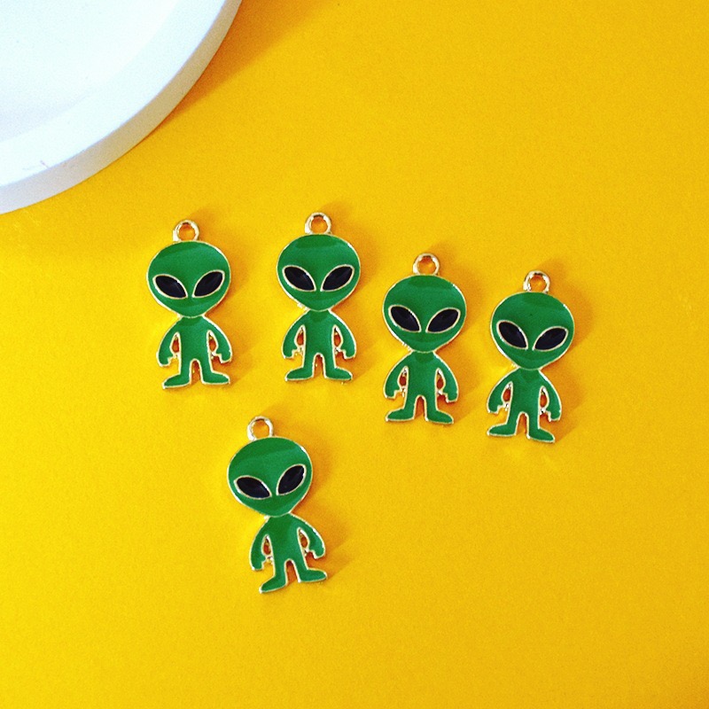 10pcs Simple Alien Alloy Drip  - огляд і ціна Jewelry Making Earrings