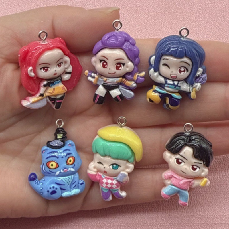10pcs resin cartoon pendant, D - огляд і ціна Jewelry Making For Birthday Party
