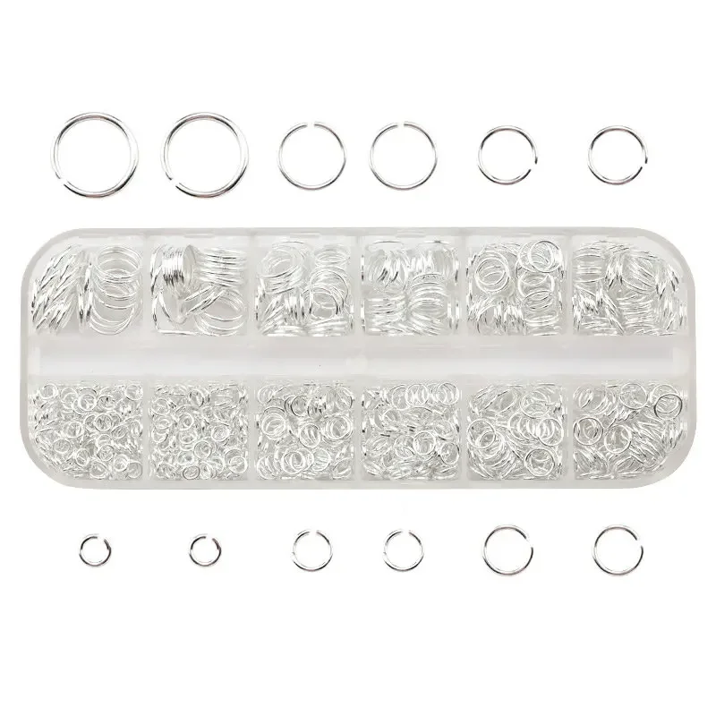 1050Pcs 0.7mm Plated Color Ope - огляд і ціна Jewelry Making Closed Jump Rings