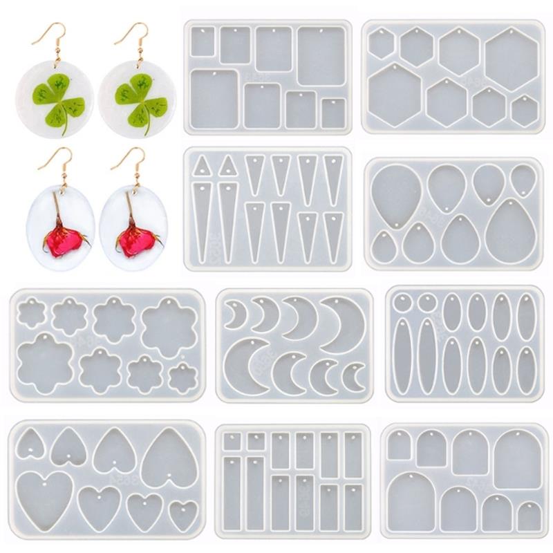 Silicone Earring Mold Earring  - огляд і ціна Jewelry Making Techniques