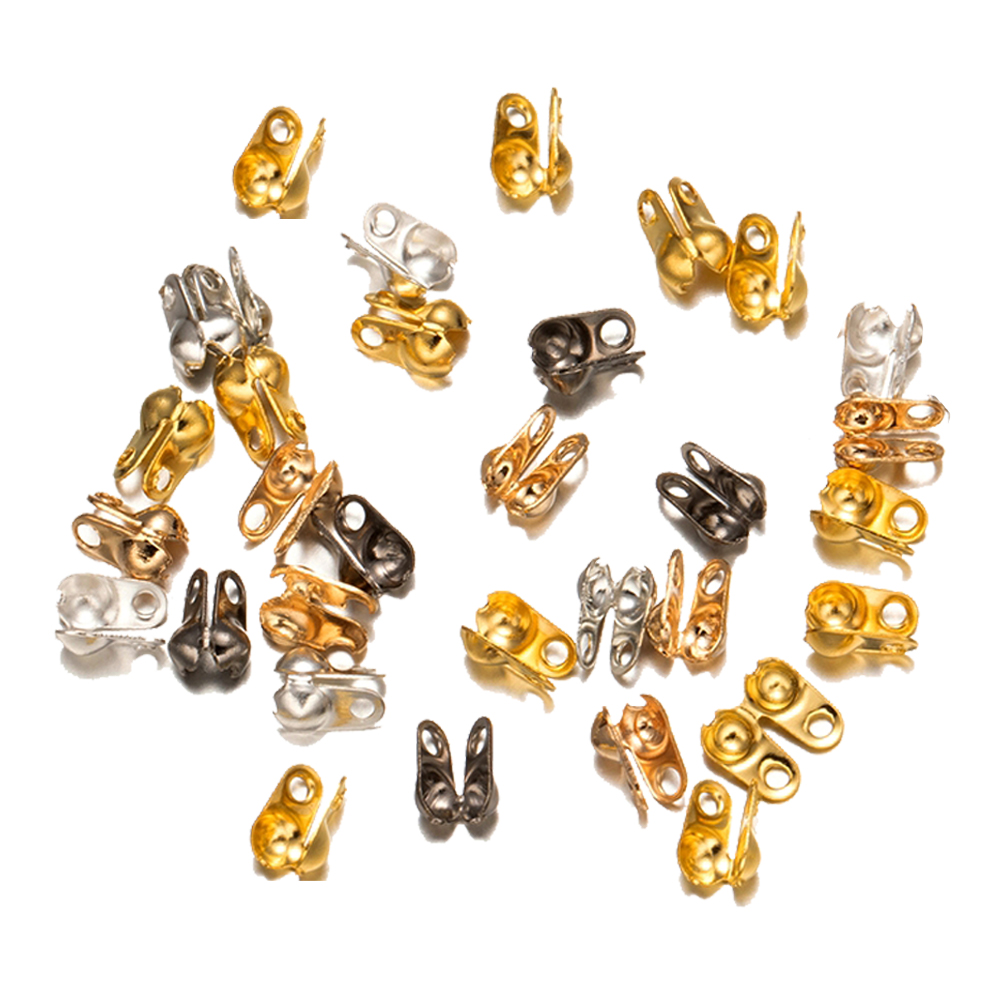 200pcs Metal Crimp End Tips Kn - огляд і ціна Jewelry Making Knots For Clasps