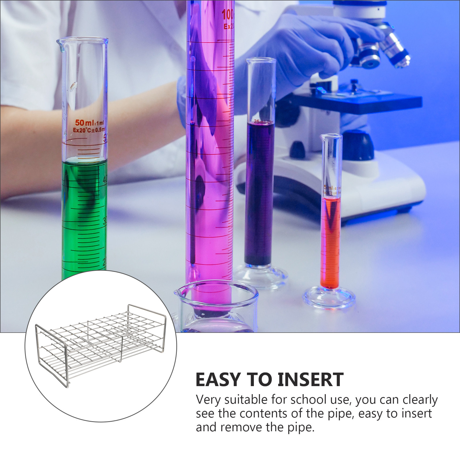1pc 50 Holes Square Test Tube  - огляд і ціна Jewelry Making With Beads