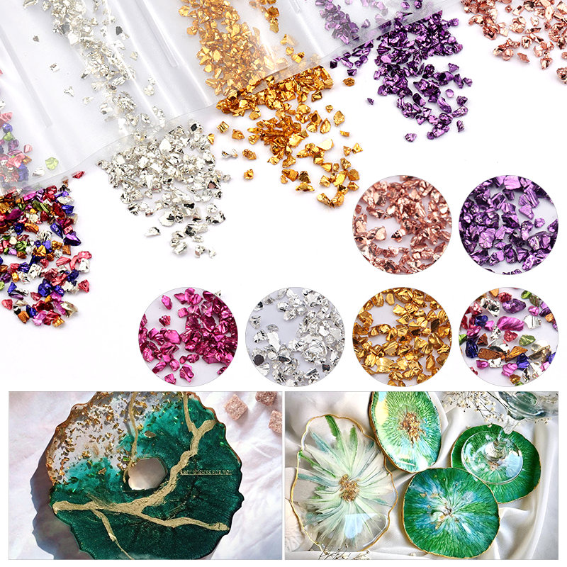 Epoxy Resin Colorful Metallic  - огляд і ціна Jewelry Making Techniques