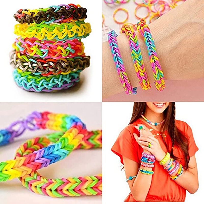 600 pieces Colorful Rubber Ban - огляд і ціна Jewelry Making Techniques