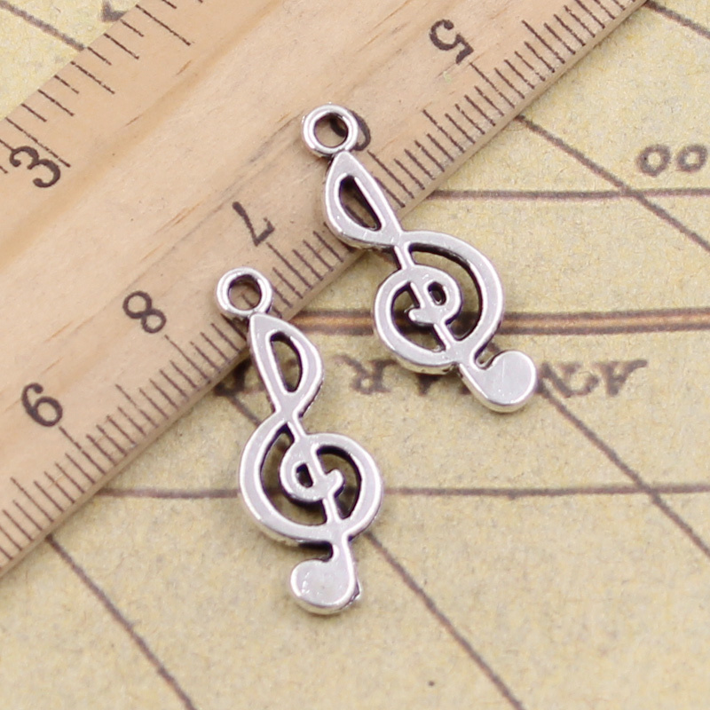 40pcs Charms Musical Note 26x1 - огляд і ціна Jewelry Making Notes