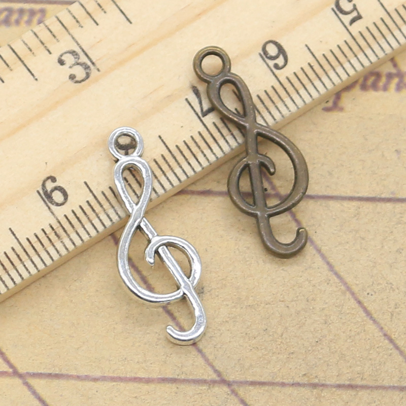 20pcs Charms Musical Note 25x9 - огляд і ціна Jewelry Making Notes
