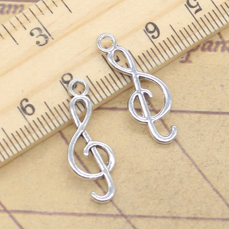 20pcs Charms Musical Note 25x9 - огляд і ціна Jewelry Making Notes
