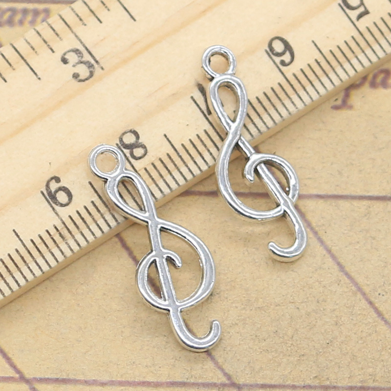 20pcs Charms Musical Note 25x9 - огляд і ціна Jewelry Making Notes