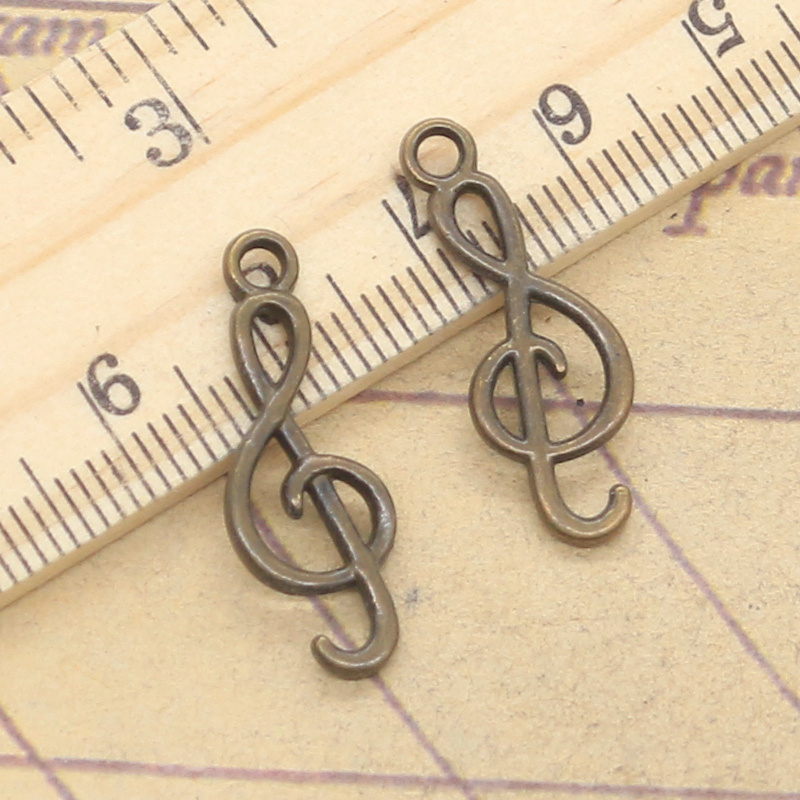 20pcs Charms Musical Note 25x9 - огляд і ціна Jewelry Making Notes
