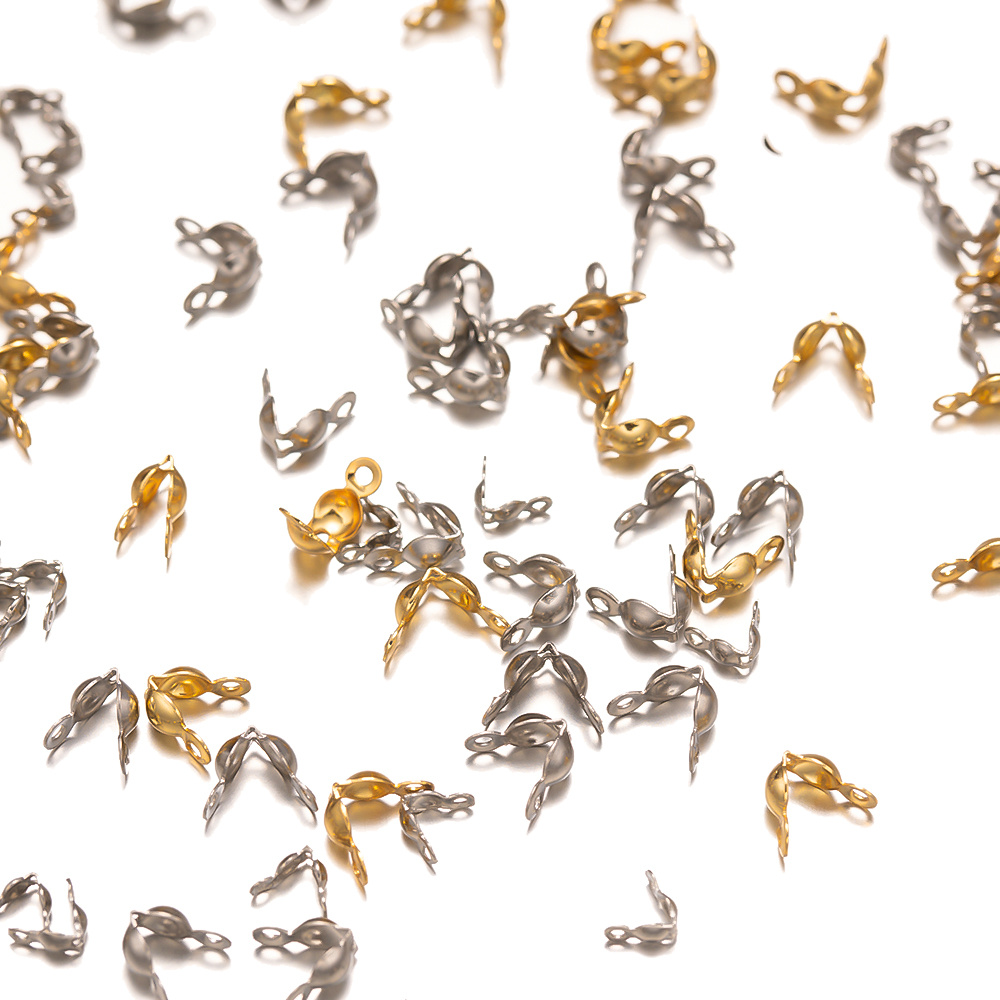 100pcs Stainless Steel Crimp B - огляд і ціна Jewelry Making Knots For Clasps