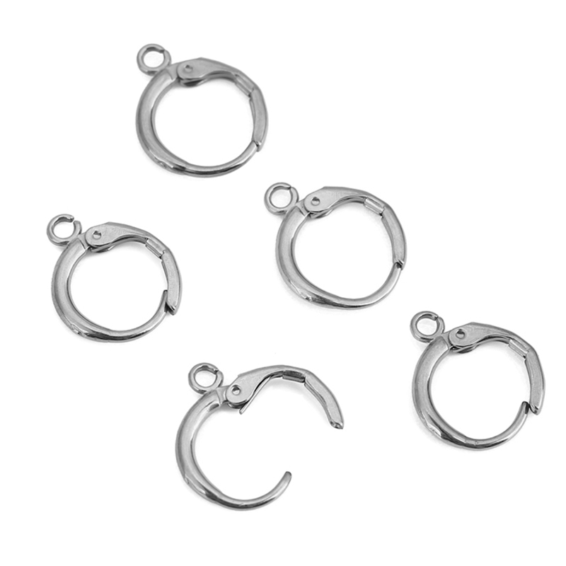 10pcs 12mm Hypoallergenic Earr - огляд і ціна Jewelry Making Metal Supplies