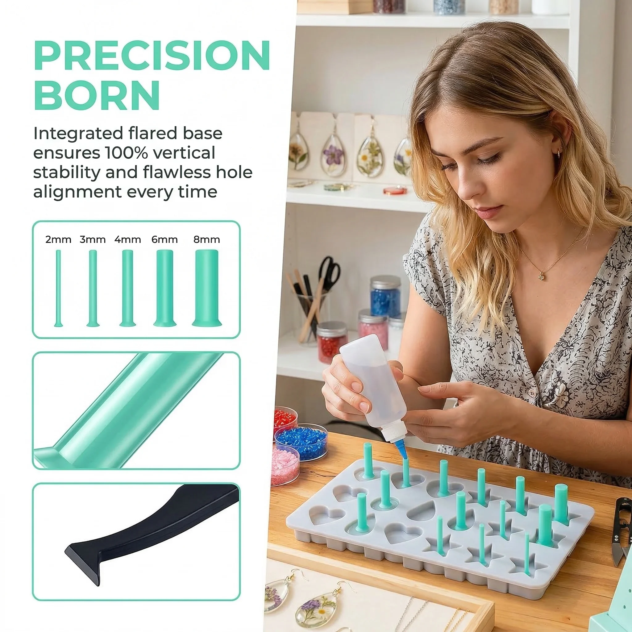 35pcs Resin Hole Opener Kit 2- - огляд і ціна Jewelry Making Techniques