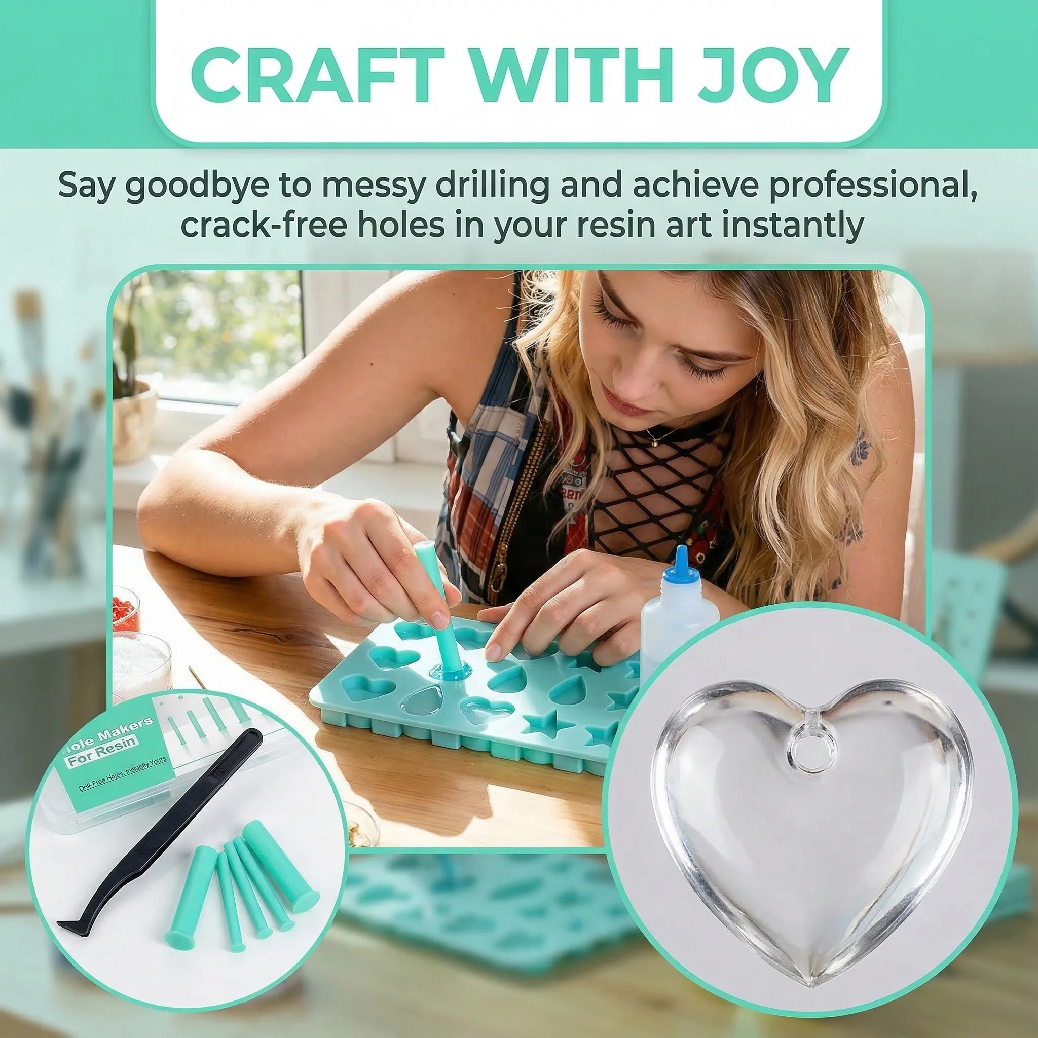 35pcs Resin Hole Opener Kit 2- - огляд і ціна Jewelry Making Techniques