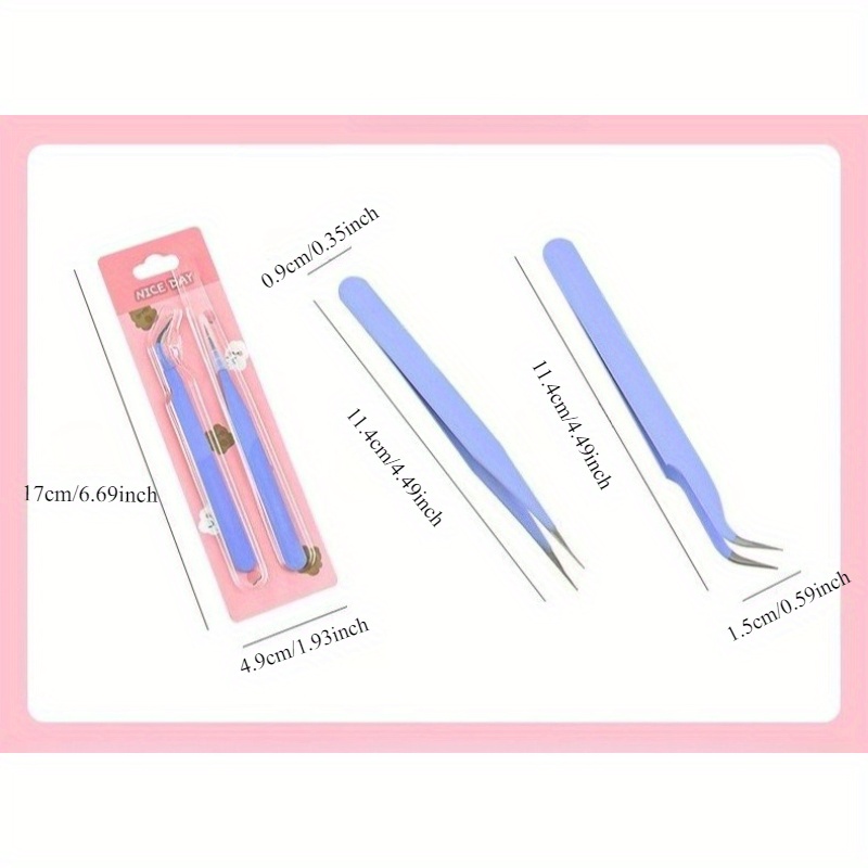 6pcs Tweezers Set - Angle and  - огляд і ціна Jewelry Making Techniques