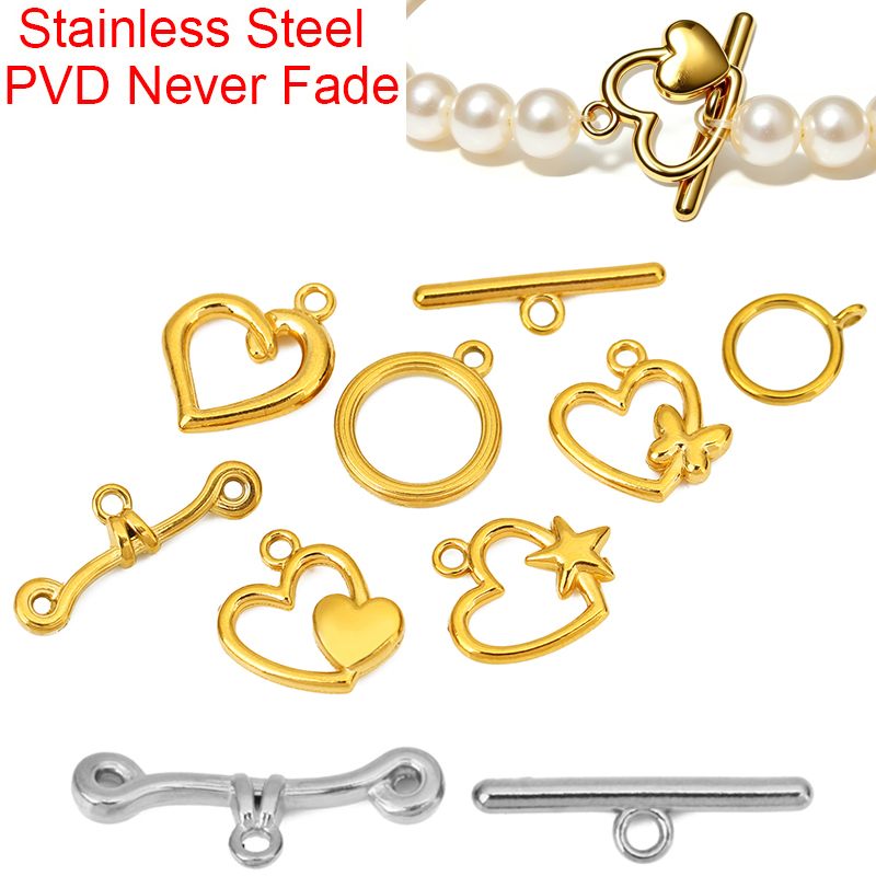 5sets PVD Never Fade Stainless - огляд і ціна Jewelry Making Metal Supplies