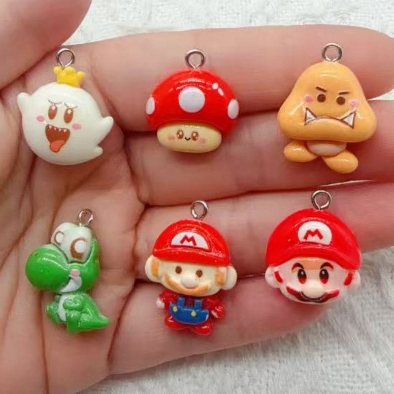 10pcs resin cartoon pendant, D - огляд і ціна Jewelry Making For Birthday Party