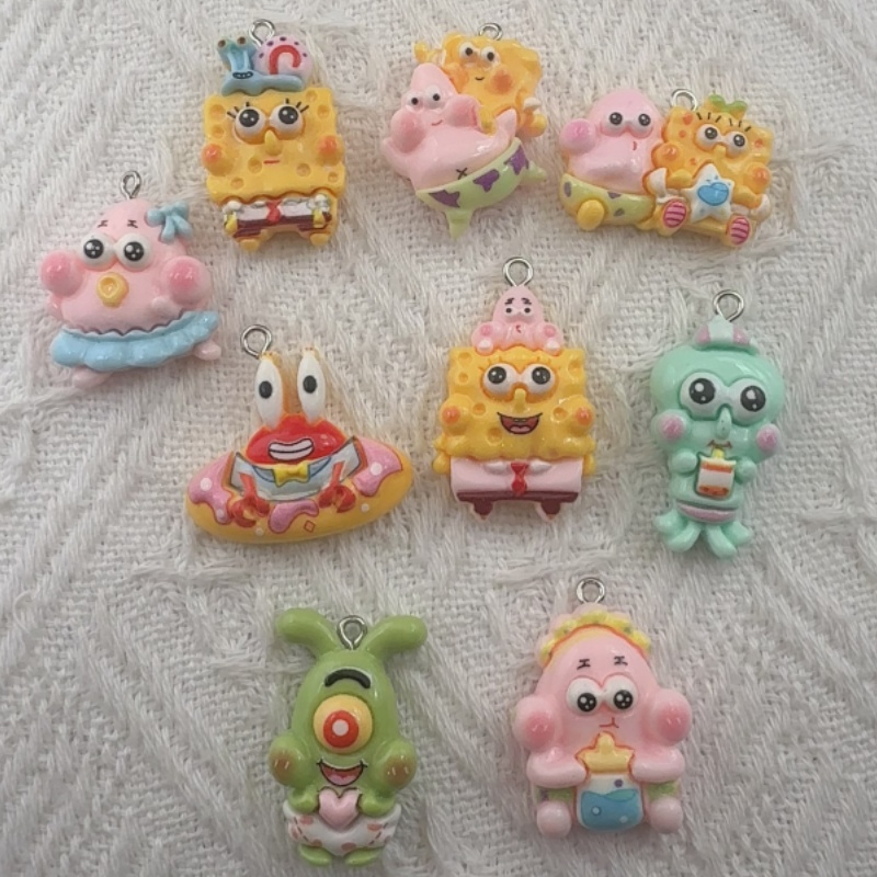 10pcs cartoon resin pendant, D - огляд і ціна Jewelry Making For Birthday Party