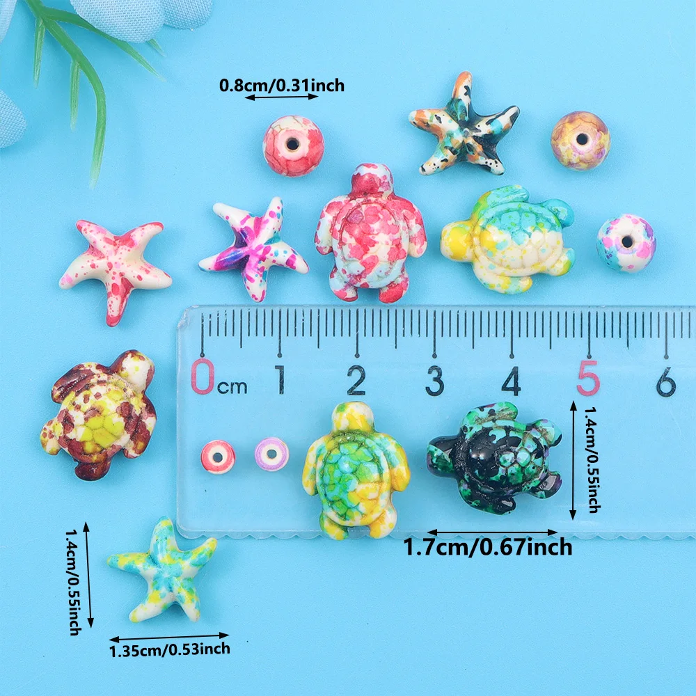 6/46/558pcs Multi-color Turquo - огляд і ціна Jewelry Making For Birthday Party