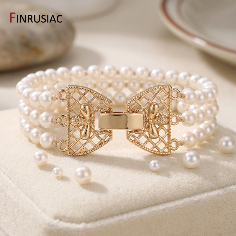 14K Gold Plated Brass 3-Row Pe - огляд і ціна Jewelry Making Metal Supplies