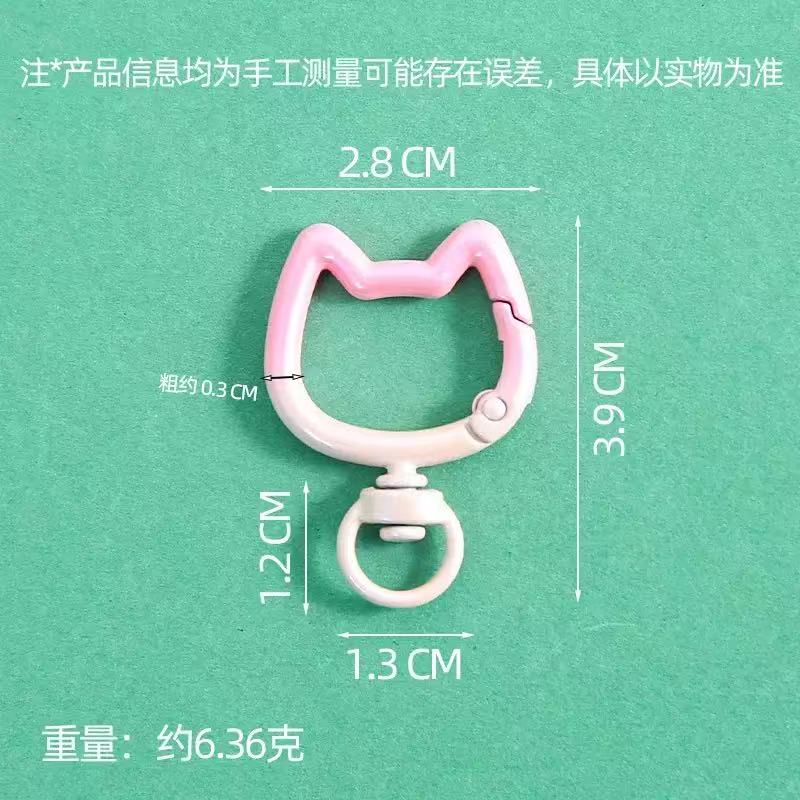 5-10PCS Gradient Cute Cat Clas - огляд і ціна Jewelry Making Metal Supplies