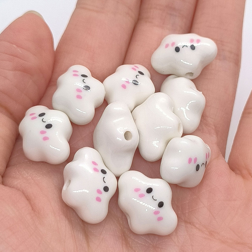 10pcs Colorful Chubby Smiling  - огляд і ціна Jewelry Making For Birthday Party